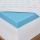  ComfortLuxe 3” Gel Memory Foam Mattress Topper, One Color, California King