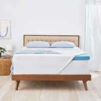 Novaform ComfortLuxe 3” Gel Memory Foam Mattress Topper, One Color, Twin