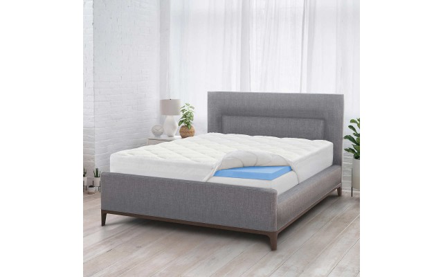 Plush Pillowtop 4” Memory Foam Mattress Topper, One Color, California King