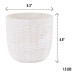Ocean Waves Cement Plant Pots by Inspirella, 2 pack