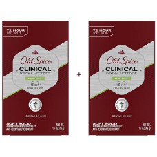Old Spice Clinical Soft Solid Antiperspirant Extra Fresh, 2 Pack, Sweat Defense Anti-perspirant Deodorant for Men