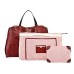  Forest Island Leather Tote, Red