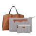  Forest Island Leather Tote, Tan