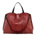 Forest Island Leather Tote, Red