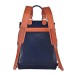  Lawnwood Leather Backpack, Dark Blue