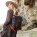  Lawnwood Leather Backpack, Dark Blue