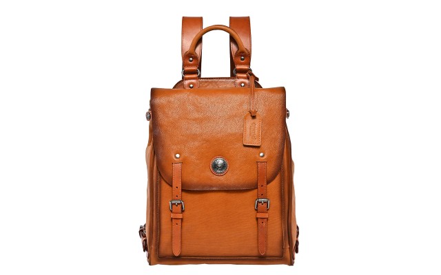  Lawnwood Leather Backpack, Tan