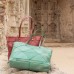 Old Trend Prism Tote, Teal