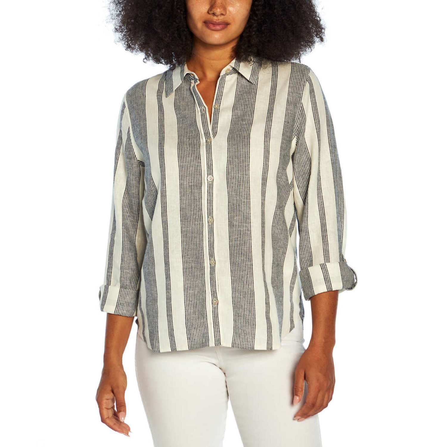 Orvis Ladies' Long Sleeve Linen Blend 