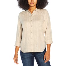 Orvis Ladies' Long Sleeve Linen Blend Top