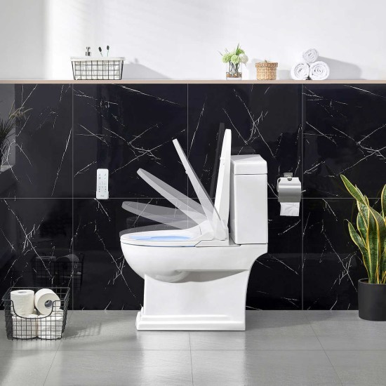  Irenne Elongated Smart Bidet Toilet with Remote Control