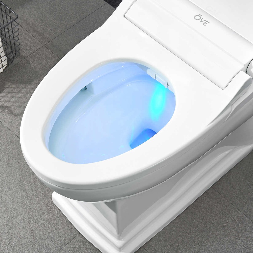 OVE Decors Irenne Elongated Smart Bidet Toilet with Remote Control