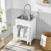  Paloma 22″ Utility Sink with Faucet & Cabinet