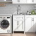  Paloma 22″ Utility Sink with Faucet & Cabinet
