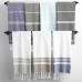 Peshtemal Turkish Hand Towels 4-Piece Set, Tan
