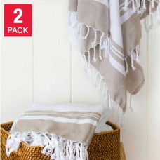 Peshtemal Turkish Towels  2-piece Set