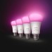  Hue 75W White & Color Ambiance A19 4pk