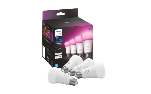  Hue 75W White & Color Ambiance A19 4pk