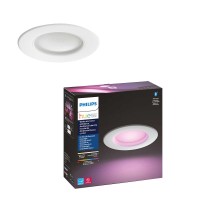 Philips Hue White & Color Ambiance Retrofit Recessed 5″ or 6″ Downlight, 4-pack
