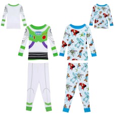 Pixar Kids' 4-piece Cotton PJ Set