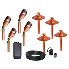 P.M. Lighting Professional Series 8-light LED Landscape Lighting Kit