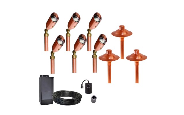  Professional Series 9-light LED Landscape Lighting Kit