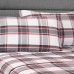 Portuguese Flannel 4-piece Sheet Set, Dark Red, California King