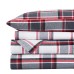Portuguese Flannel 4-piece Sheet Set, Dark Red, California King