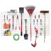  8′ Panel Set and 20-piece Hook Kit Bundle, White