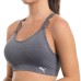  Ladies' Sports Bra, 3-pack, Gray, X-Small