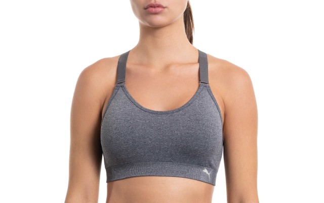  Ladies' Sports Bra, 3-pack, Gray, X-Small