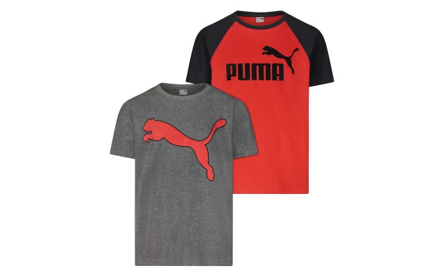  Youth 2-pack Short Sleeve Tee, Red, Medium