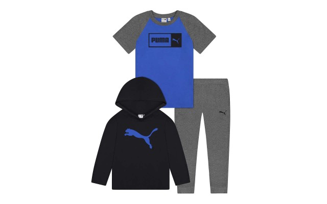  Youth 3-piece Set, Blue, One Color, X-Small