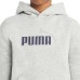  Youth Fleece Hoodie, Gray, Large