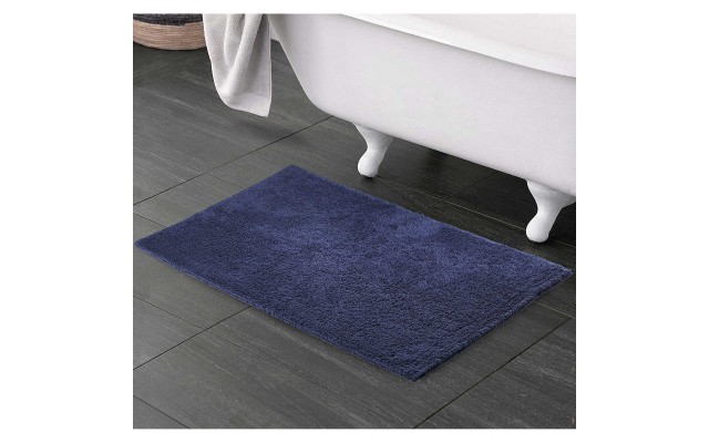 Purely Indulgent Egyptian 24” x 36” Bath Rug, 2-piece Set, Blue