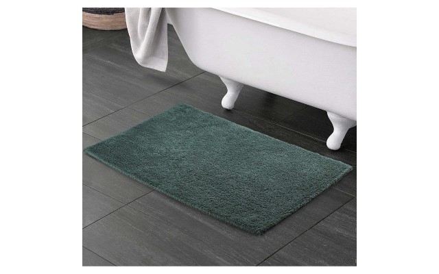 Purely Indulgent Egyptian 24” x 36” Bath Rug, 2-piece Set, Green