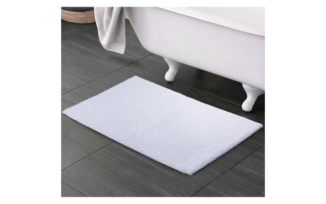 Purely Indulgent Egyptian 24” x 36” Bath Rug, 2-piece Set, White