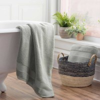 Purely Organic 2-piece Bath Towel Set, Green