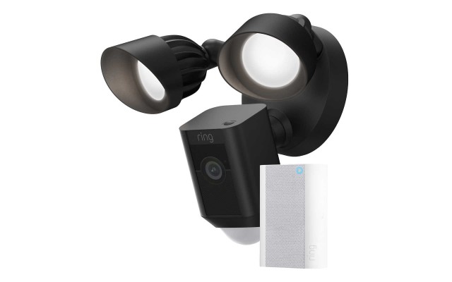  Floodlight Cam Wired Plus with Chime Pro 2.0 (2nd gen), Black