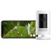  Security Floodlight Cam Wired Pro with Stick Up Cam Battery (3rd gen), White