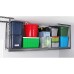  2 ft x 8 ft Overhead Garage Storage Rack and Accessories Kit, Gray