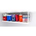  2 ft x 8 ft Overhead Garage Storage Rack and Accessories Kit, White