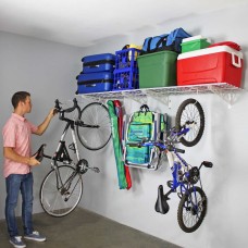 SafeRacks Wall Shelf Combo KitTwo ShelvesFour Deck Hooks