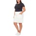 S.C. & CO Ladies' Denim Skort, White, 2X