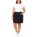 S.C. & CO Ladies' Denim Skort, Black, 2X