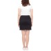 S.C. & CO Ladies' Denim Skort, Black, 2X