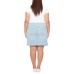 S.C. & CO Ladies' Denim Skort, Light Blue, 2X