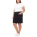 S.C. & CO Ladies' Denim Skort, Black, 2X