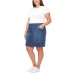 S.C. & CO Ladies' Denim Skort, Blue, 2X