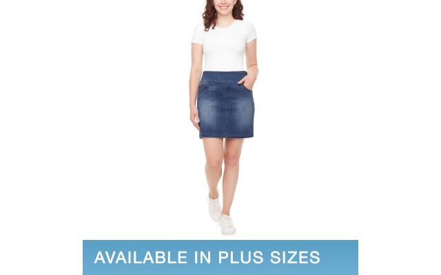S.C. & CO Ladies' Denim Skort, Blue, 2X